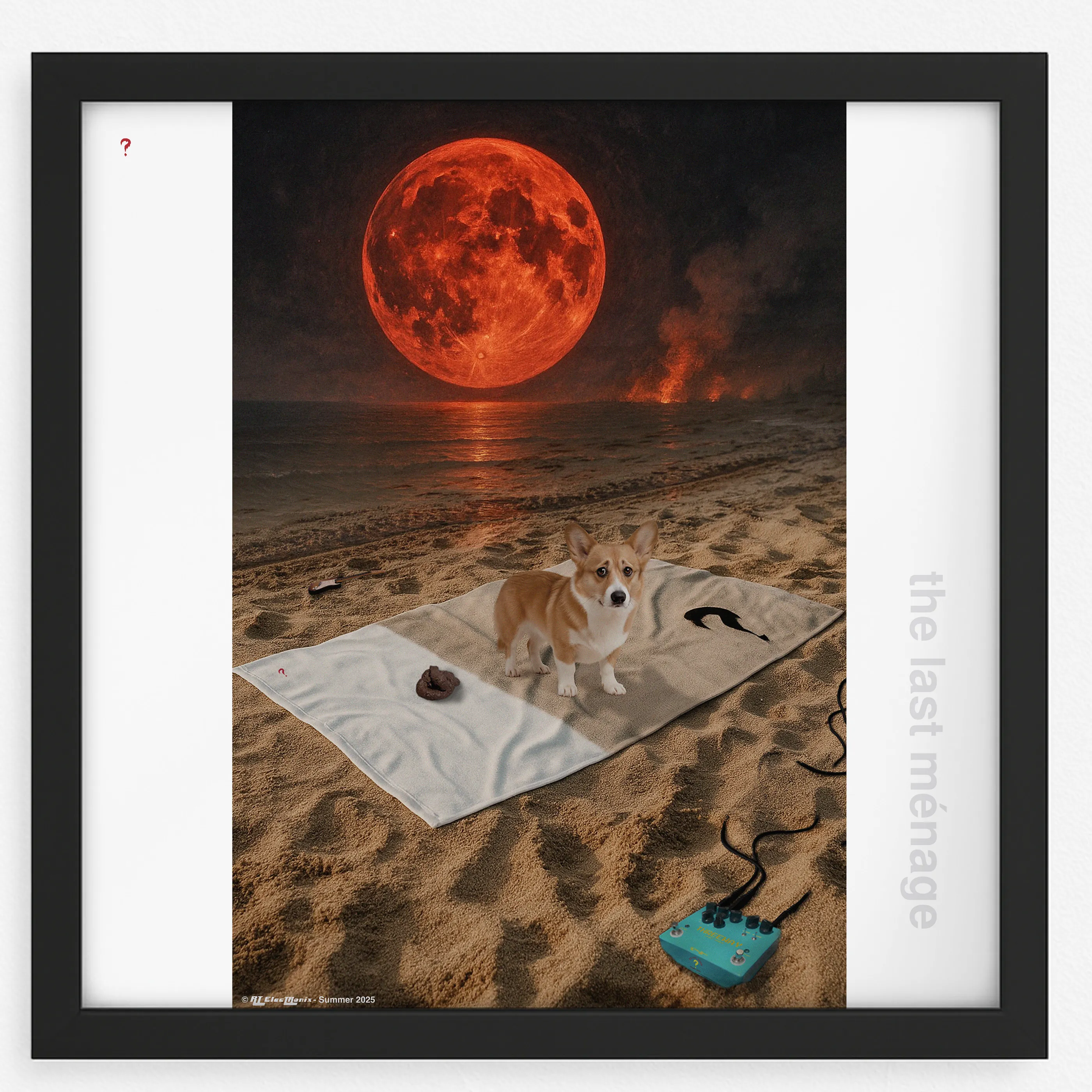 Framed square The Last Ménage album artwork print